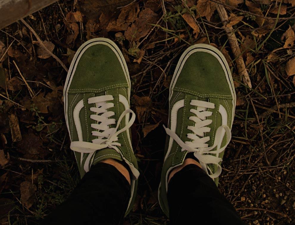 Green Vans Sneakers